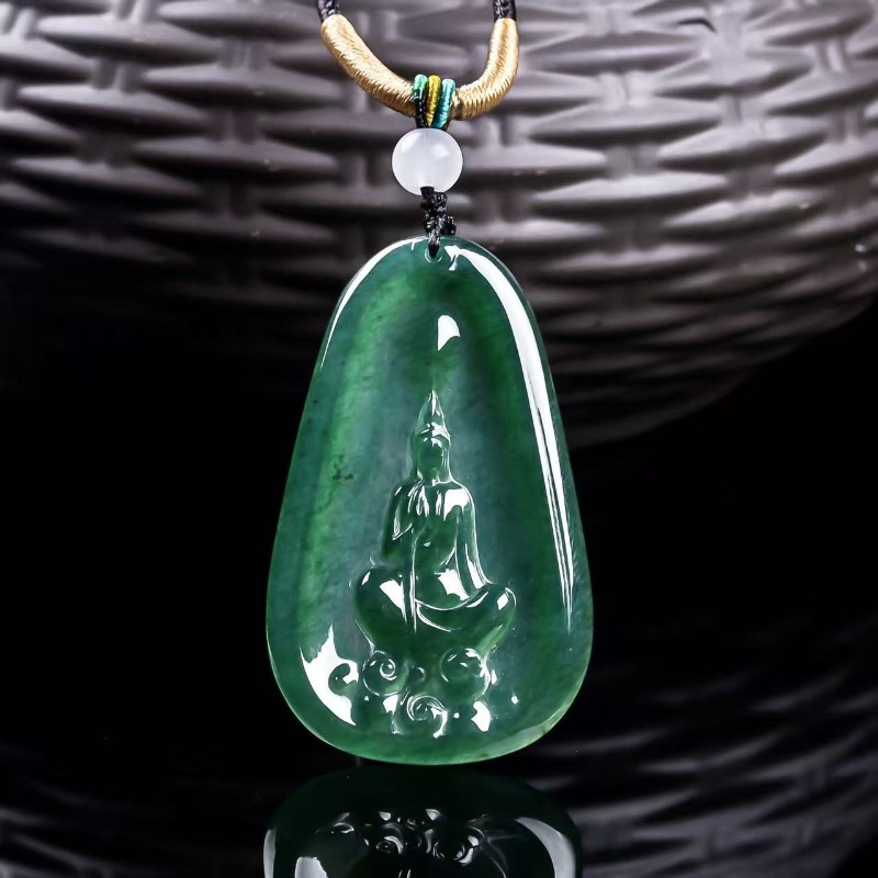 Jewelry & Watches Vitopoulos Reviews - Natural Real Emerald Blue Water Buddha