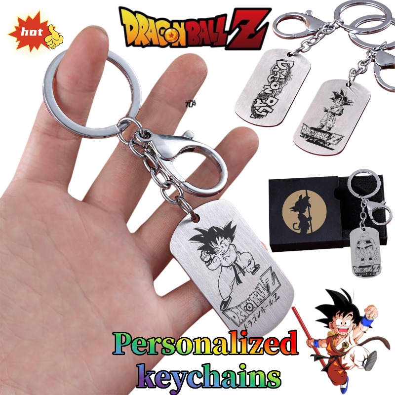 Titanium Steel Ring - Dragon Ball keychain, cute and fashionable