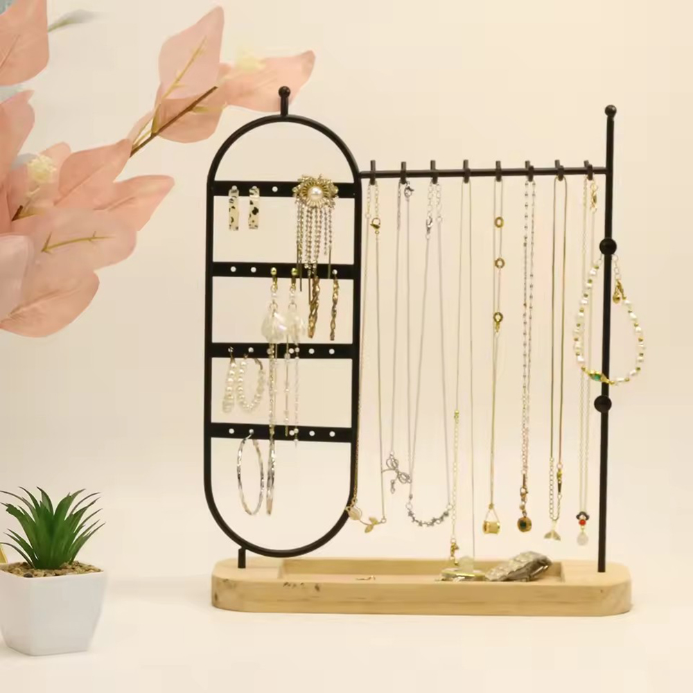 1 desktop solid wood base jewe - đánh giá và giá Jewelry And Watches Store