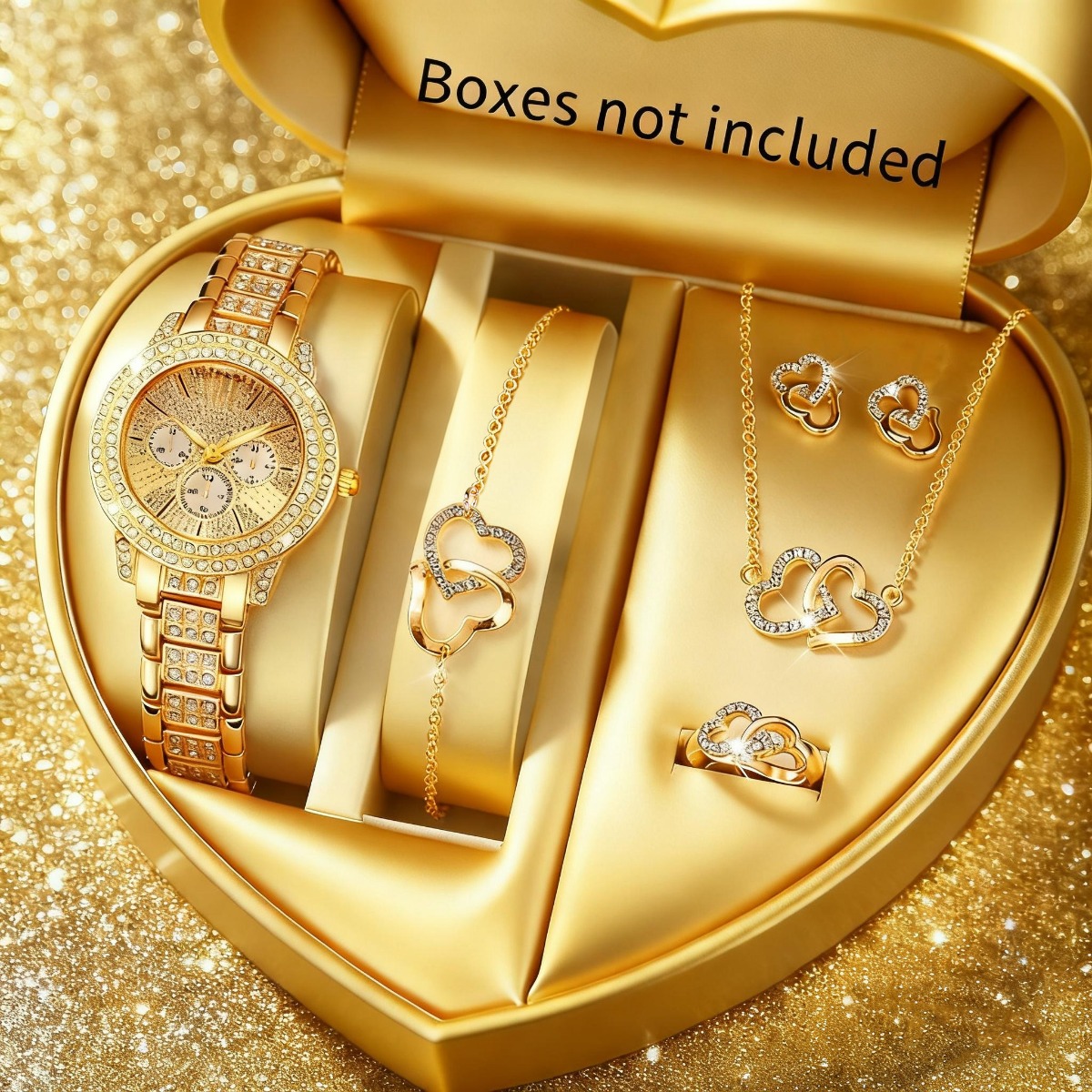6PCS Luxury Rhinestone Women W - đánh giá và giá Jewelry Watch Making