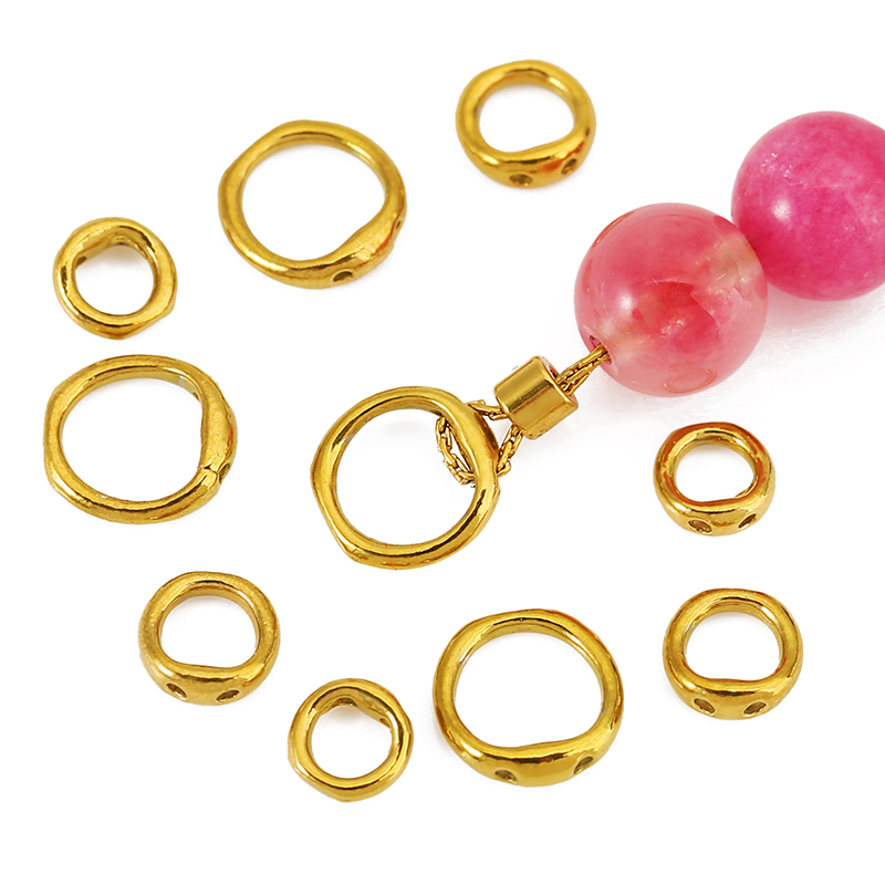30pcs 5/6/8mm Stainless Steel  - đánh giá và giá Charm Bracelet Beads