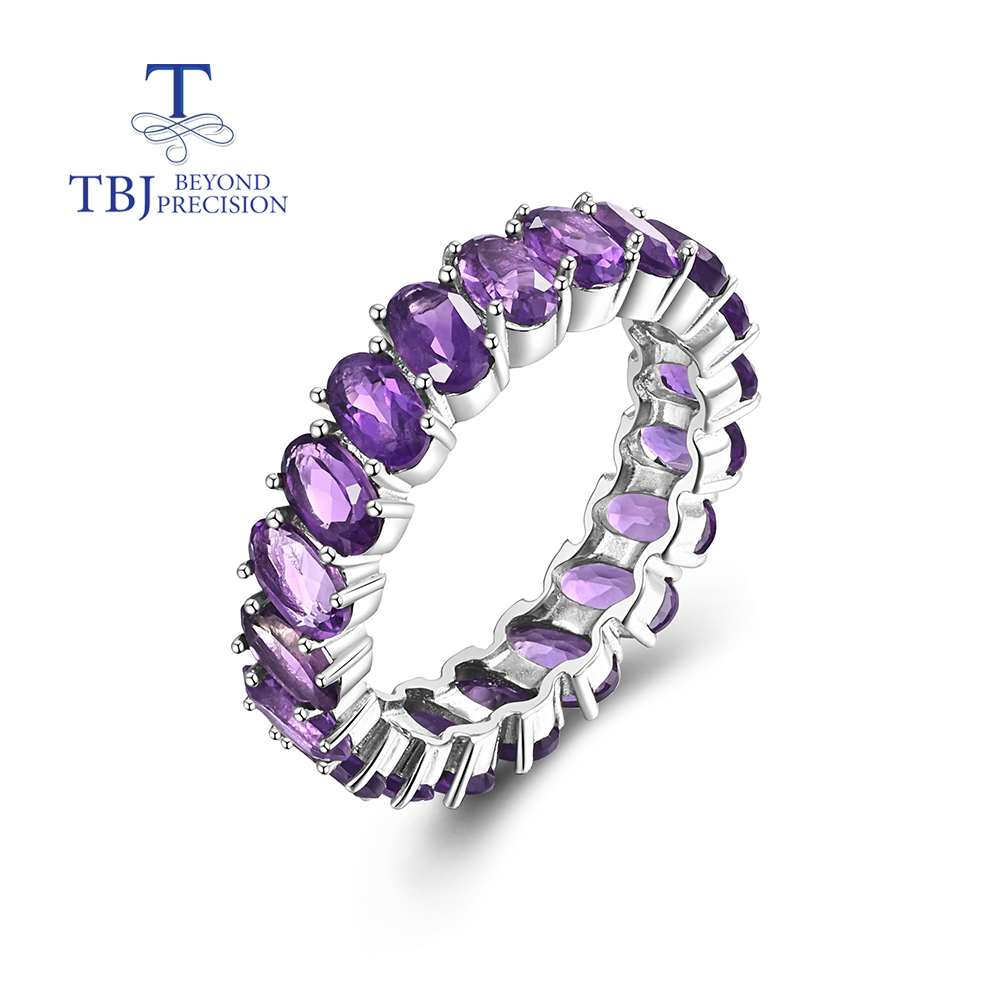 Natural amethyst gemstone Simp - đánh giá và giá Birthstone Ring Set