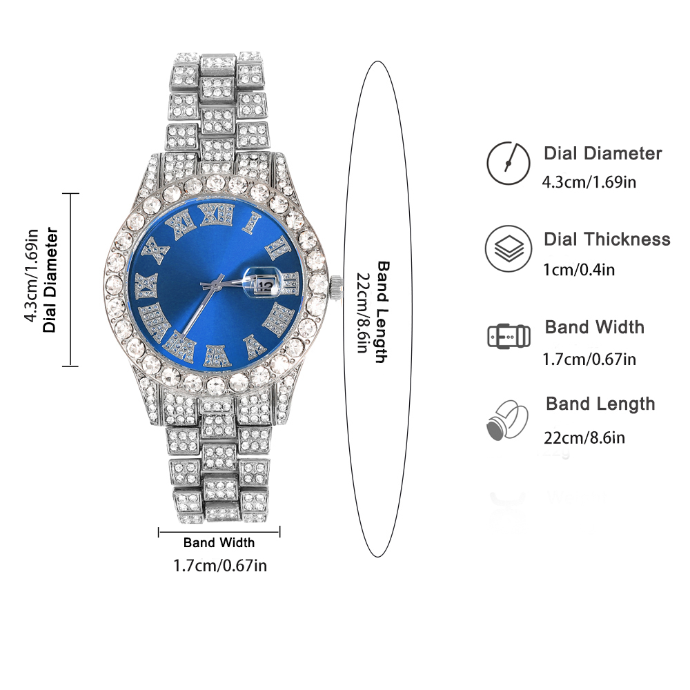 3pcs Hip-hop Watch Jewelry Set - đánh giá và giá Jewelry Watch Making