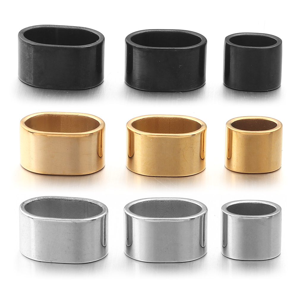 6pcs Flat Stainless Steel Tube - đánh giá và giá Charm Bracelet Beads