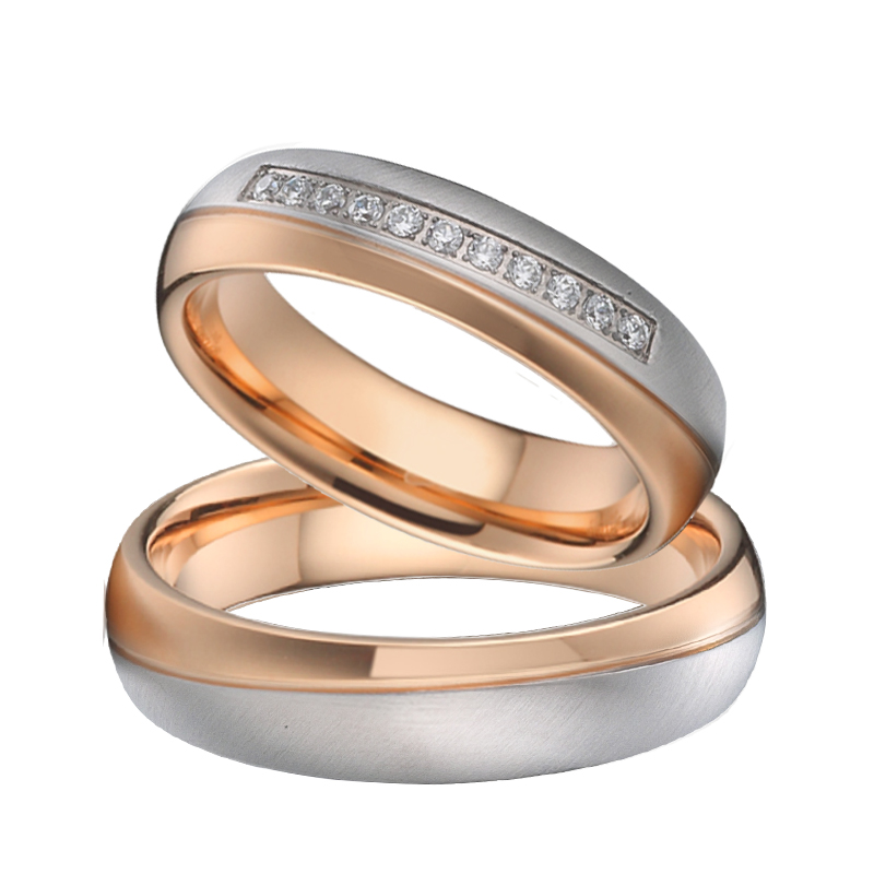 Designer Handmade 18K Rose Gol - đánh giá và giá Titanium Steel Ring