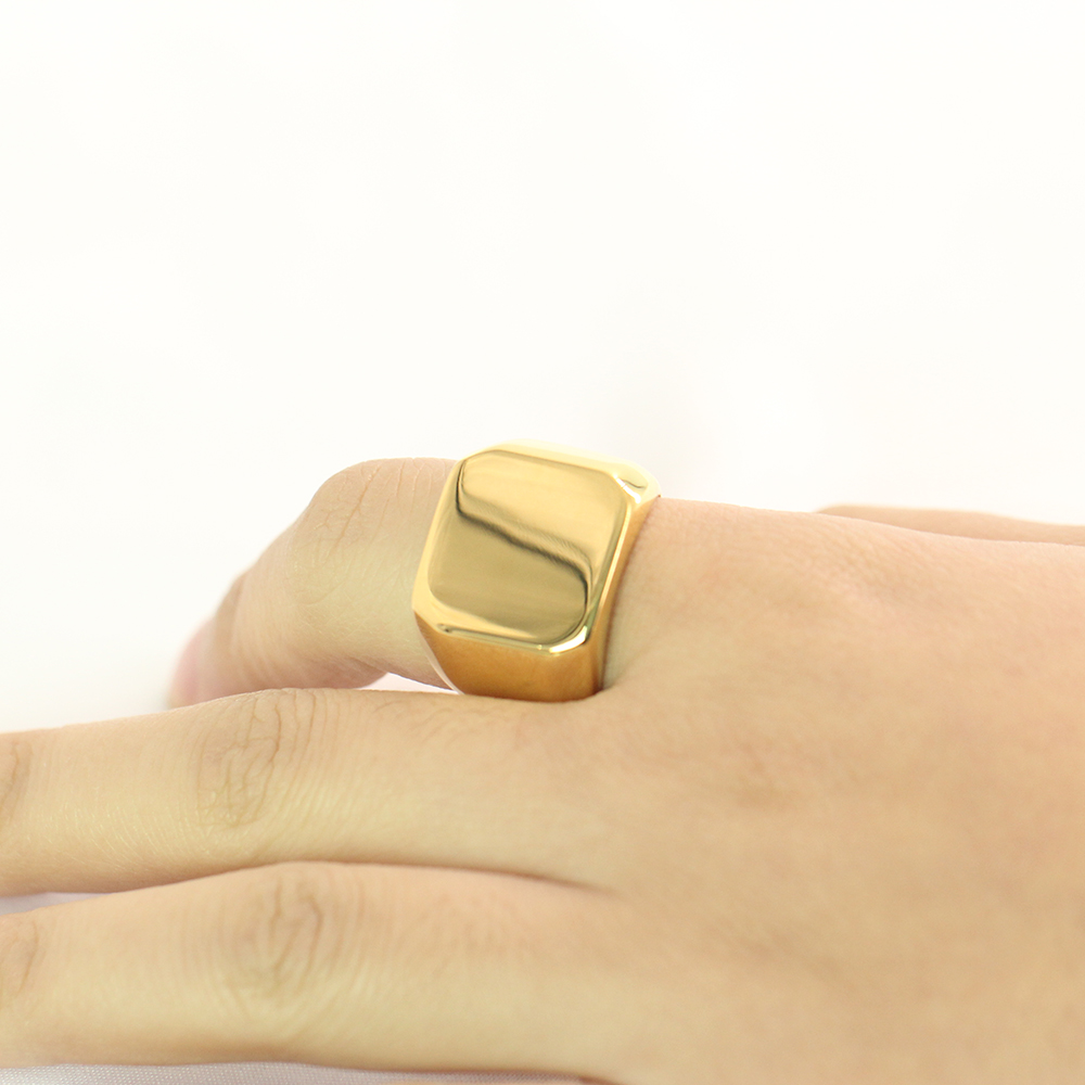 Free Engrave New Silver/Gold/B - đánh giá và giá Titanium Steel Ring