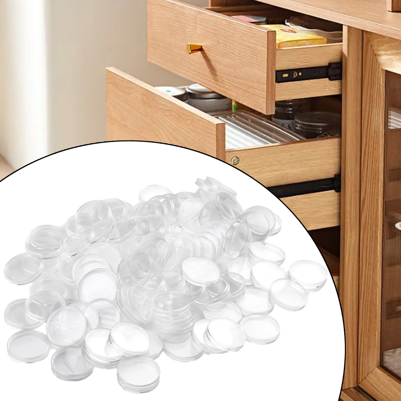 100Pcs Transparent Plastic Rou - đánh giá và giá Collectors Coins Jewelry & Watches Of Smithtown Reviews