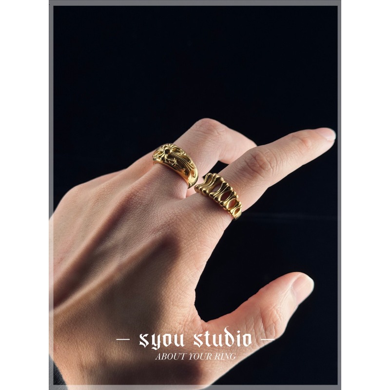 Gold Iris Ring  Gothic Jewelry - đánh giá và giá Titanium Steel Ring