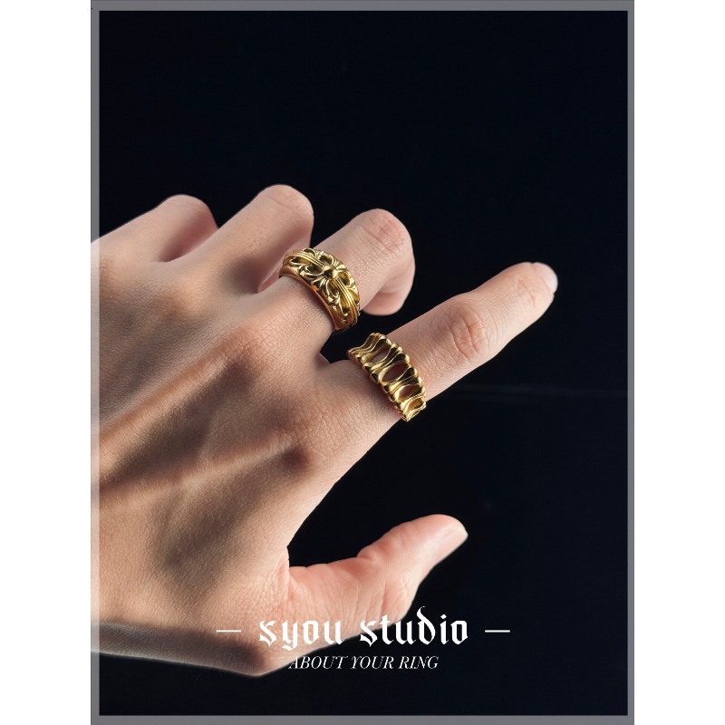 Gold Iris Ring  Gothic Jewelry - đánh giá và giá Titanium Steel Ring
