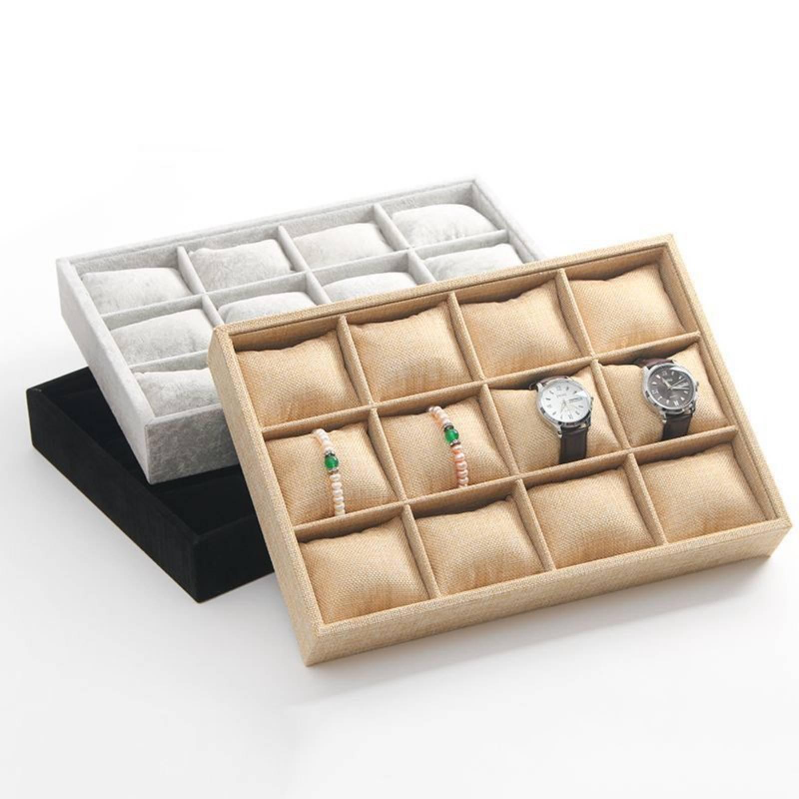 Linen Fabric Jewelry Holder Op - đánh giá và giá Jewelry And Watches Store