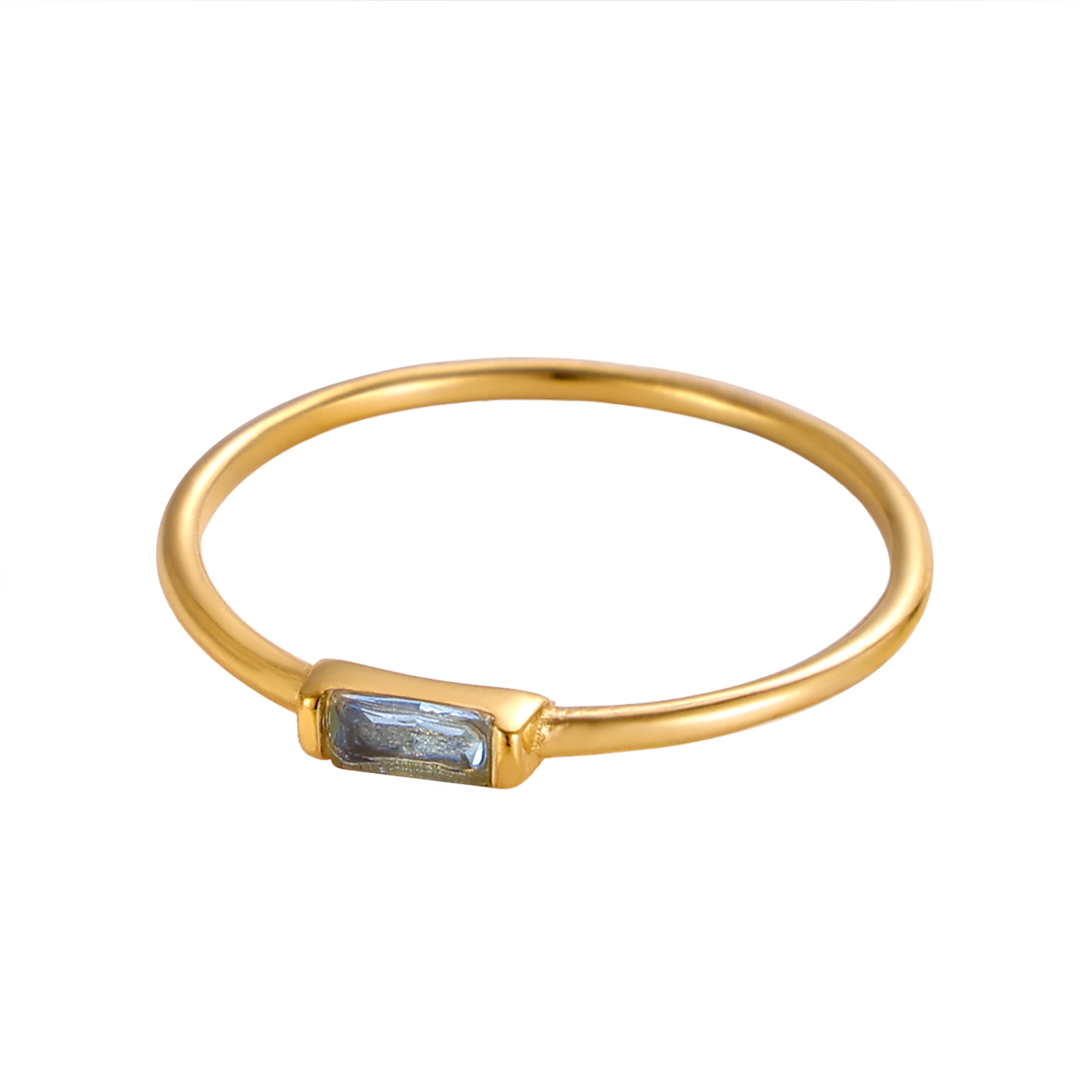 CARLIDANA Mimalist 18K Gold Pl - đánh giá và giá Birthstone Ring Set