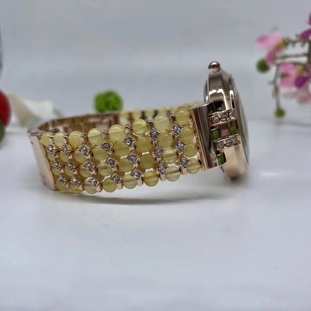 Natural Amber Stone Beads Brac - đánh giá và giá Fine Jewelry Watches Women