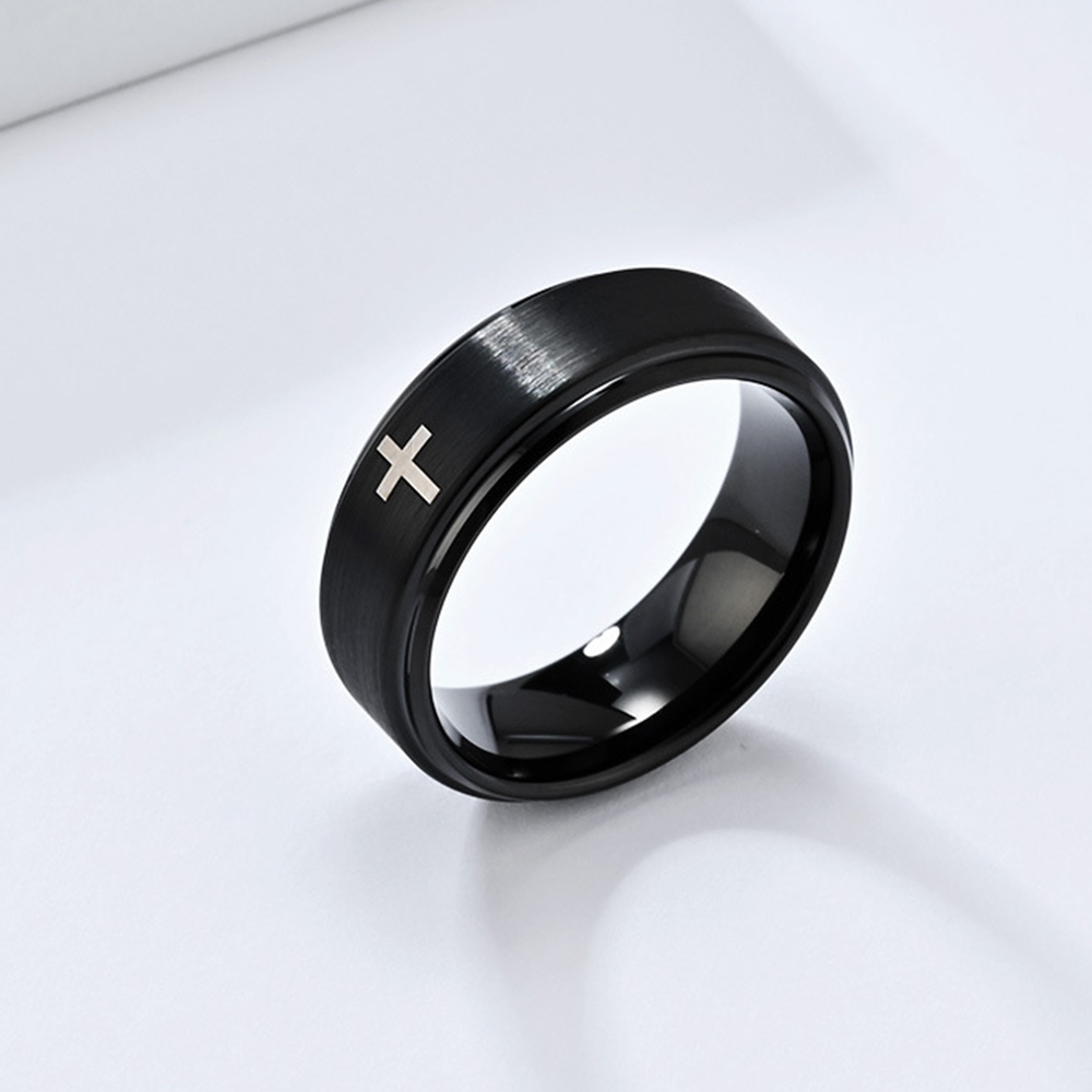 Retro Titanium Steel Christian - đánh giá và giá Titanium Steel Ring