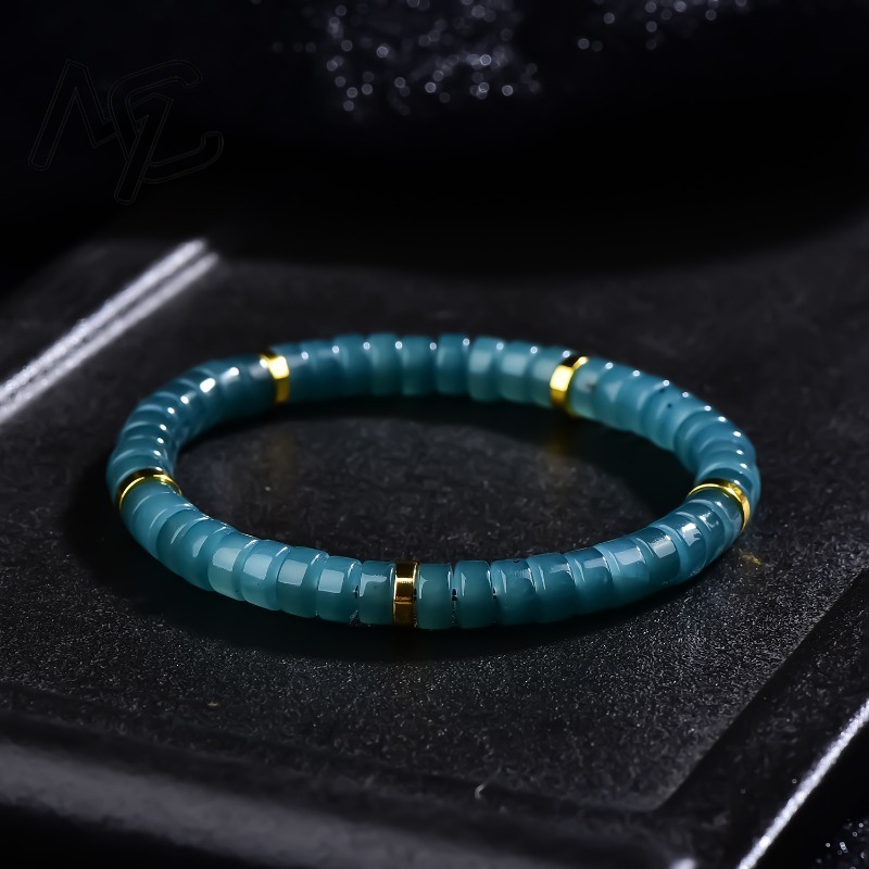 Natural Jadeite Blue Water Aba - đánh giá và giá Charm Bracelet Beads
