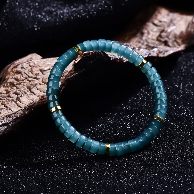 Natural Jadeite Blue Water Aba - đánh giá và giá Charm Bracelet Beads
