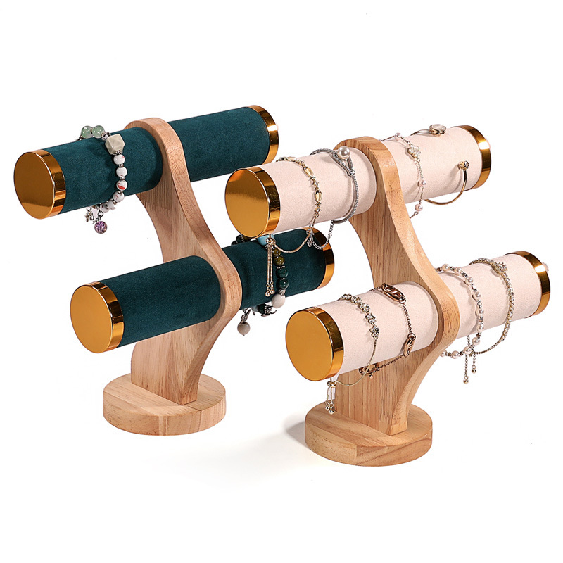 2-Tier Curved Wood Bracelet Ho - đánh giá và giá Jewelry And Watches Store
