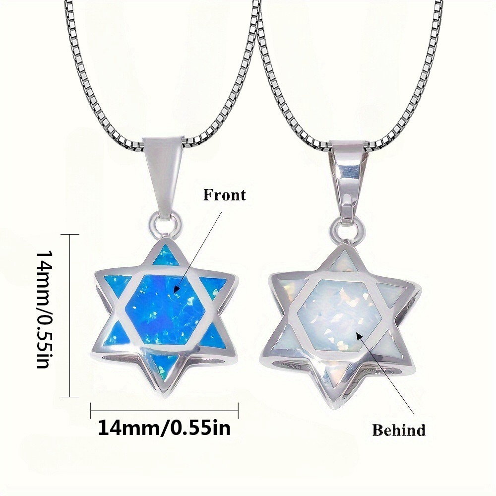 Star of David Opal Pendant Nec - đánh giá và giá Jewelry & Watches Vitopoulos Reviews