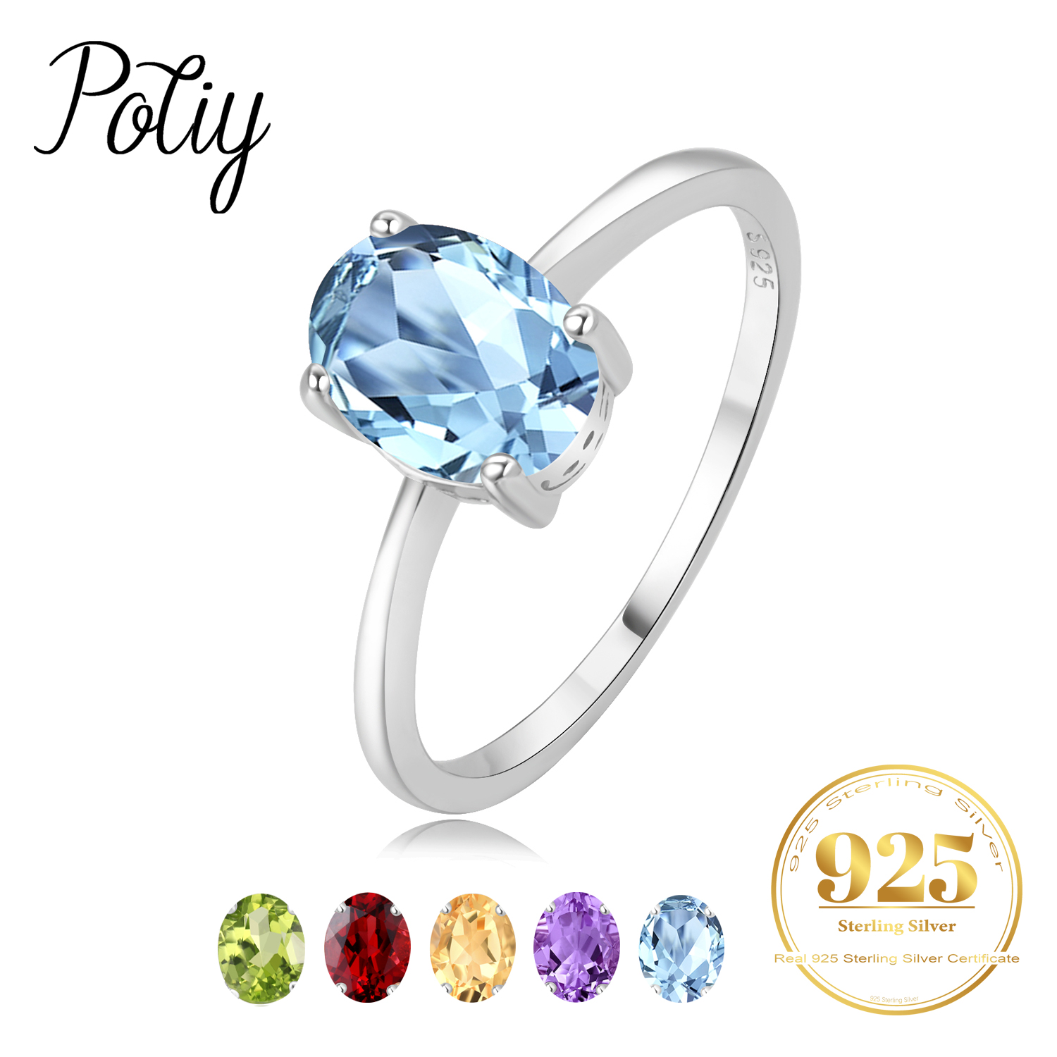 Potiy Natural 1.45ct Garnet Ci - đánh giá và giá Birthstone Ring Set