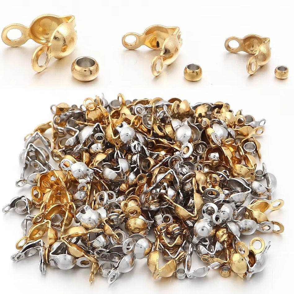 40-200pcs Stainless Steel Conn - đánh giá và giá Charm Bracelet Beads