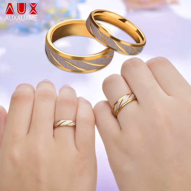 Auxauxme Thép Titan Khắc Tên N - đánh giá và giá Titanium Steel Ring
